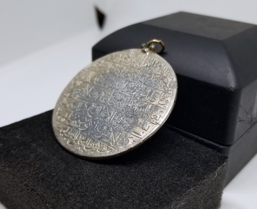 OSMANLI DÖNEMİ GÜMÜŞ TILSIM KOLYE