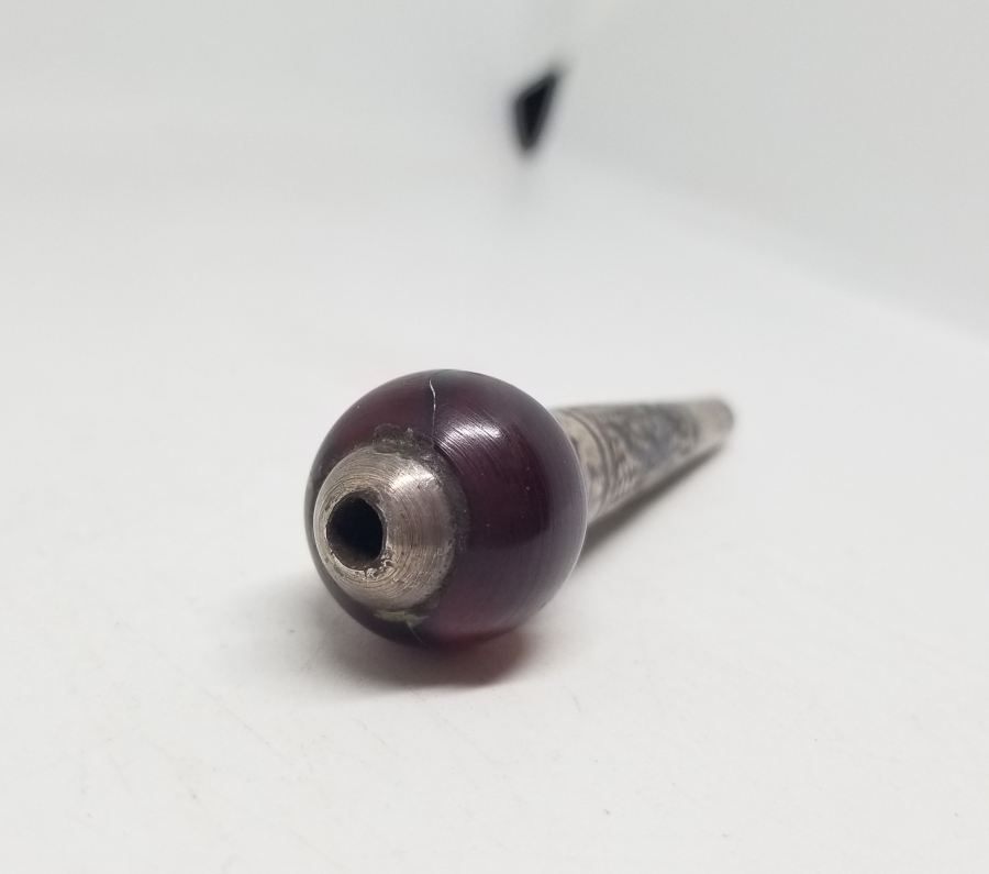 OSMANLI DÖNEMİ SAVATLI GÜMÜŞ NARGİLE MARPUCU