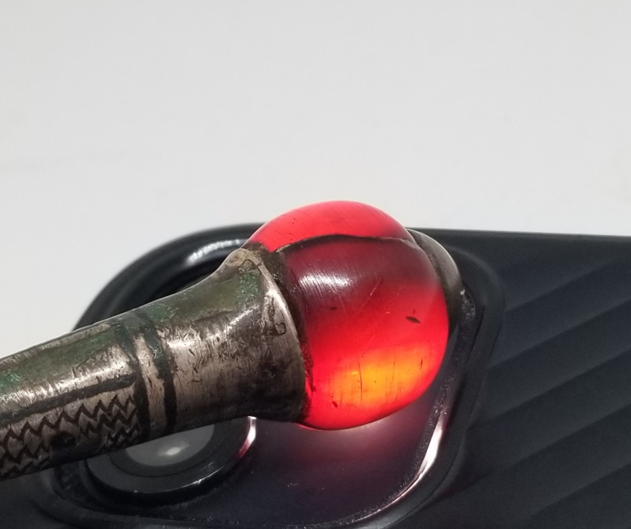 OSMANLI DÖNEMİ SAVATLI GÜMÜŞ NARGİLE MARPUCU