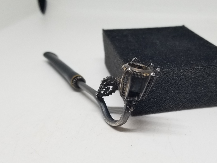 OSMANLI DÖNEMİ TELKARİ İŞÇİLİKLİ ZENNE SİGARA AĞIZLIĞI