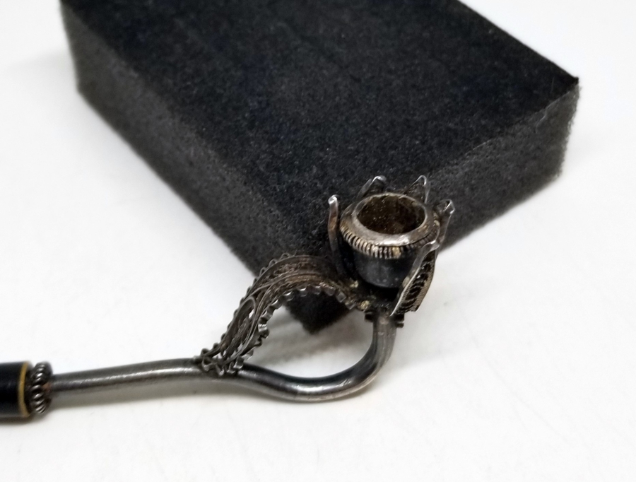 OSMANLI DÖNEMİ TELKARİ İŞÇİLİKLİ ZENNE SİGARA AĞIZLIĞI