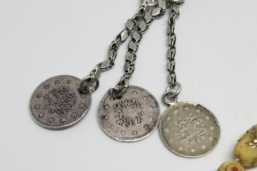 ÜZERİ İŞLEMELİ ÖZEL YAPIM OSMANLI KEMİK TESPİH