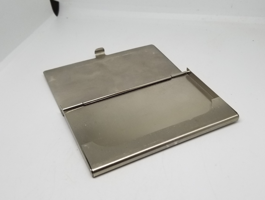 ECZACIBAŞI PROMOSYON GÜMÜŞ KAPLAMA KARTVİZİTLİK