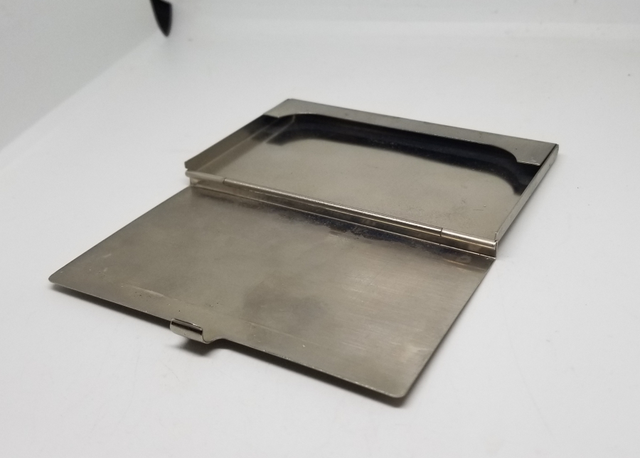 ECZACIBAŞI PROMOSYON GÜMÜŞ KAPLAMA KARTVİZİTLİK