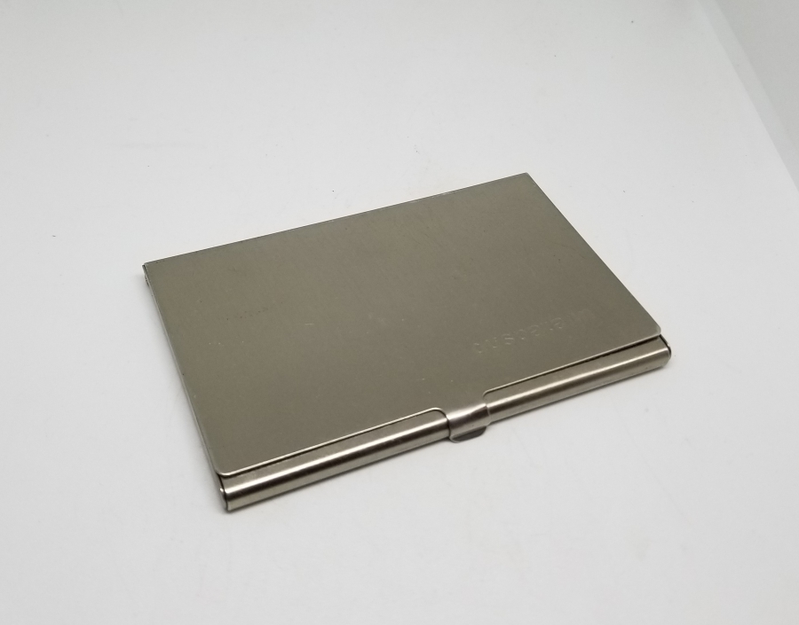 ECZACIBAŞI PROMOSYON GÜMÜŞ KAPLAMA KARTVİZİTLİK