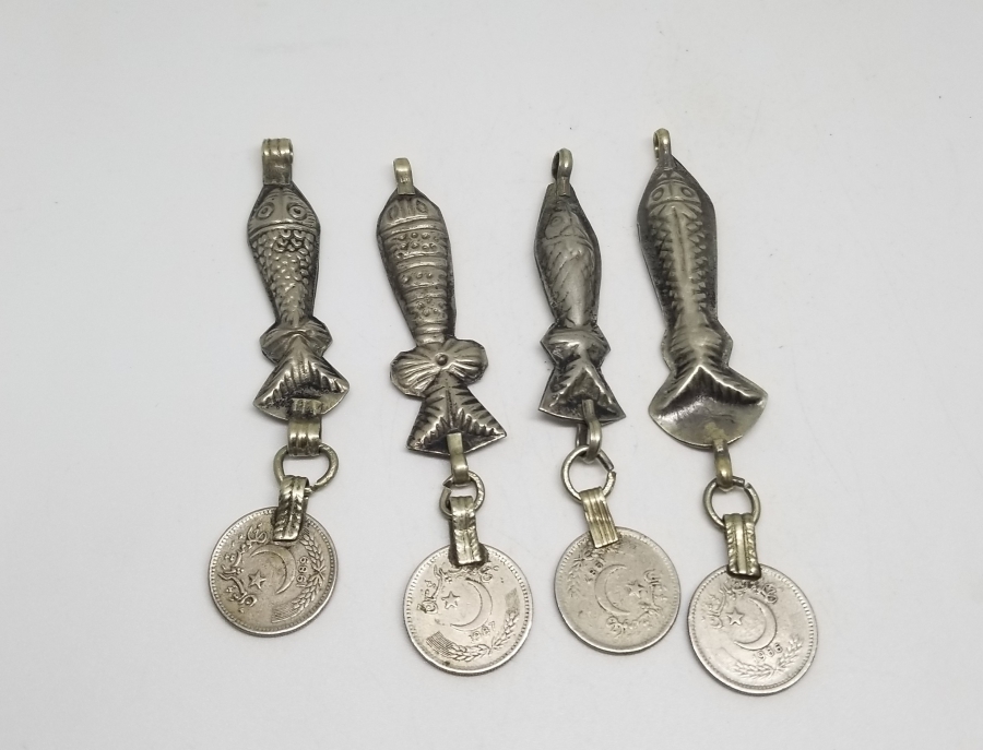 TÜRKMEN İŞİ ANTİKA GERDANLIK PARÇALARI LOTU