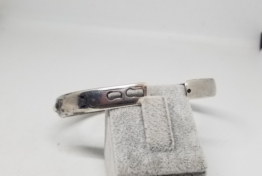 KALEM VE KABARTMA İŞÇİLİKLİ OSMANLI DÖNEMİ GÜMÜŞ BİLEKLİK