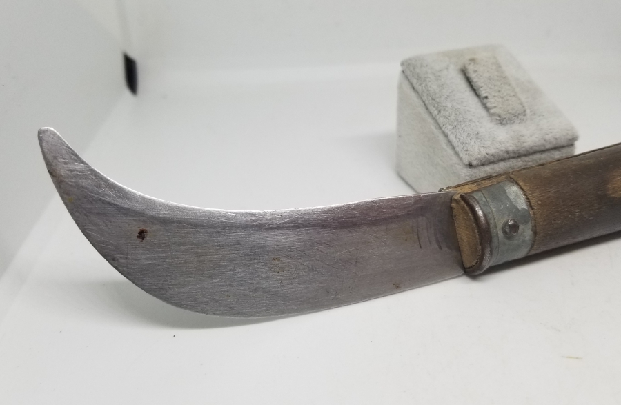 ÜZERİ USTA DAMGALI EL YAPIMI AŞI BIÇAĞI