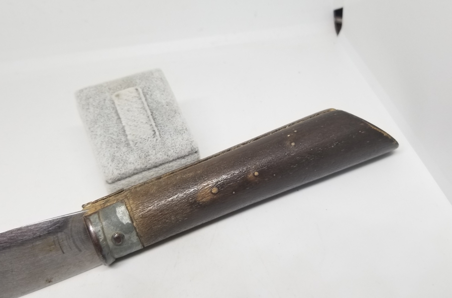 ÜZERİ USTA DAMGALI EL YAPIMI AŞI BIÇAĞI