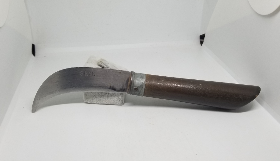 ÜZERİ USTA DAMGALI EL YAPIMI AŞI BIÇAĞI