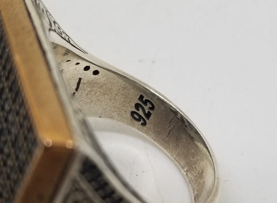 GRANAT TAŞLI ÖZEL YAPIM GÜMÜŞ YÜZÜK