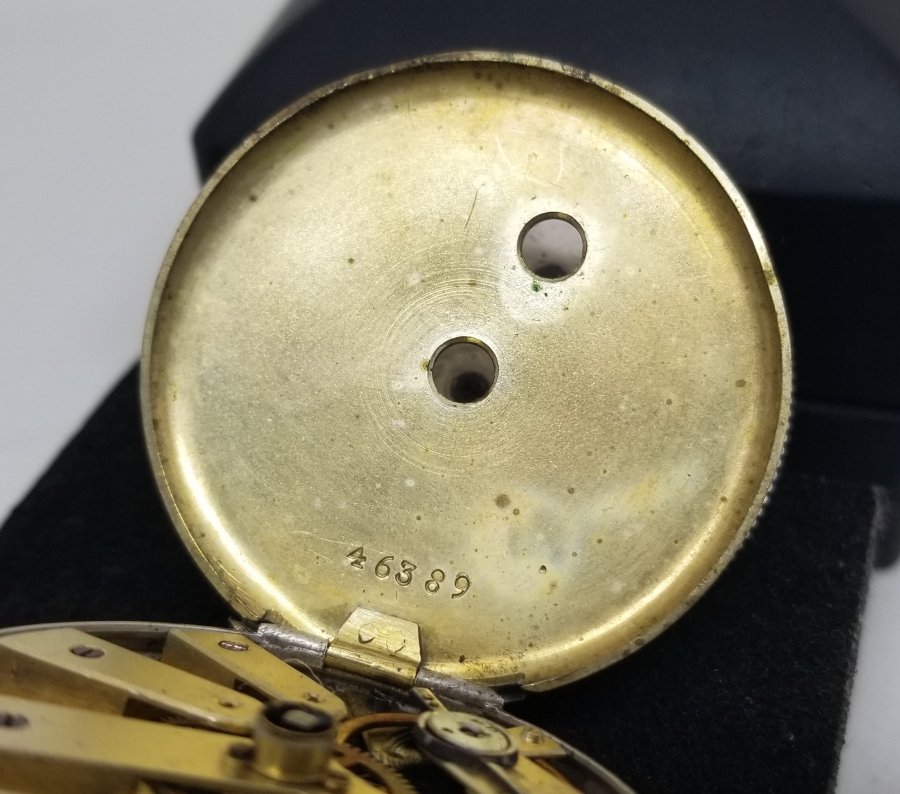 OSMANLI DÖNEMİ KURMALI GÜMÜŞ KASA RENKLİ KADRAN CEP SAATİ