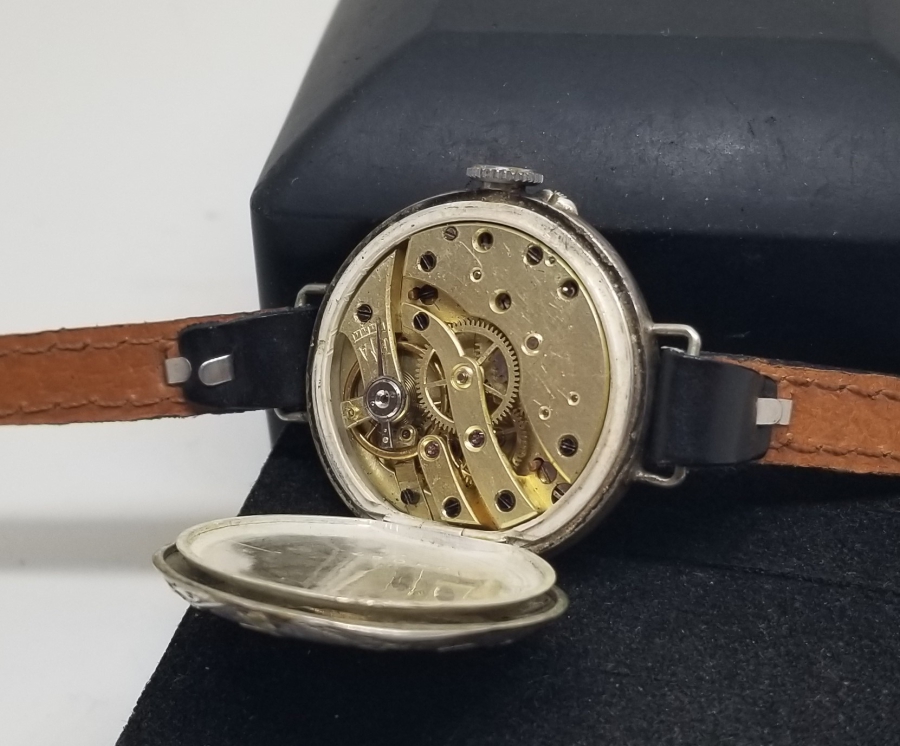 NADİR TİPTE OSMANLI DÖNEMİ GÜMÜŞ KASA KOL SAATİ