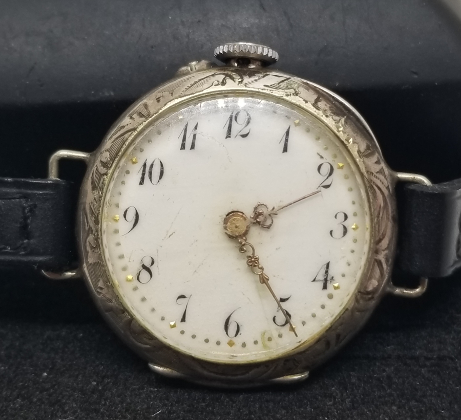 NADİR TİPTE OSMANLI DÖNEMİ GÜMÜŞ KASA KOL SAATİ