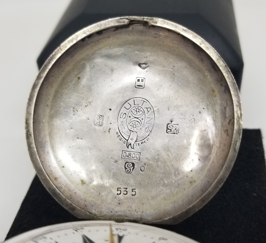 OSMANLI DÖNEMİ SULTAN MARKA GÜMÜŞ KASA SUBAY CEP SAATİ