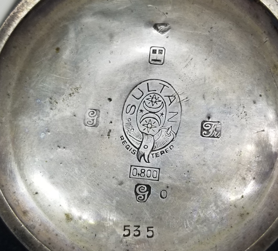 OSMANLI DÖNEMİ SULTAN MARKA GÜMÜŞ KASA SUBAY CEP SAATİ