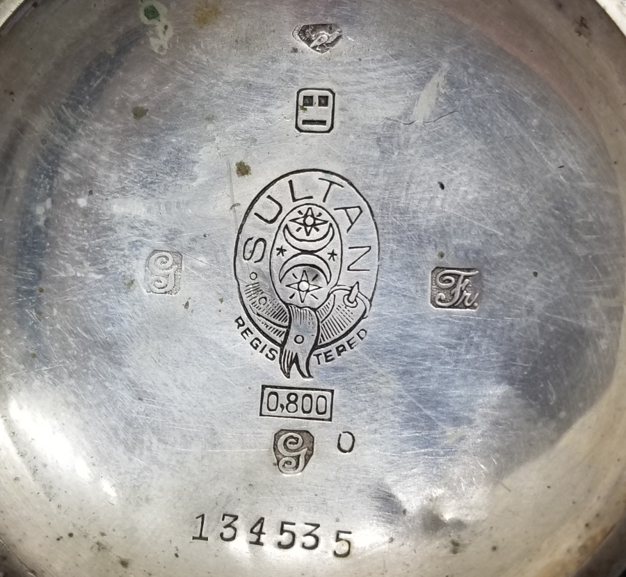 OSMANLI DÖNEMİ SULTAN MARKA GÜMÜŞ KASA SUBAY CEP SAATİ