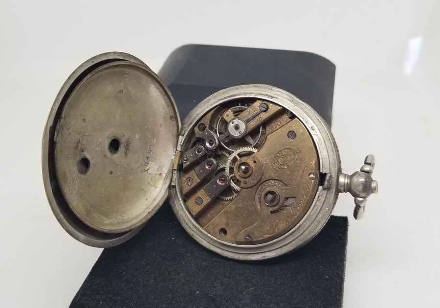 OSMANLI DÖNEMİ SULTAN MARKA GÜMÜŞ KASA SUBAY CEP SAATİ