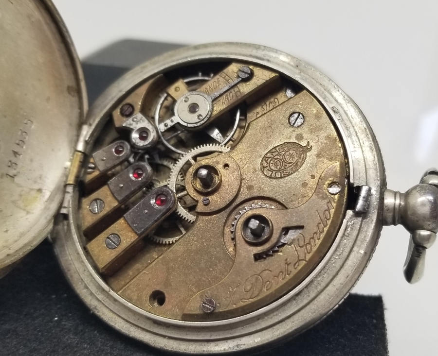 OSMANLI DÖNEMİ SULTAN MARKA GÜMÜŞ KASA SUBAY CEP SAATİ