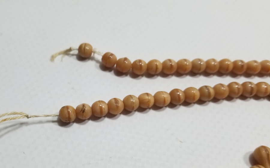 OSMANLI DÖNEMİ ÇİFT RENKLİ NADİR BEYKOZ NAMAZ TESPİHİ