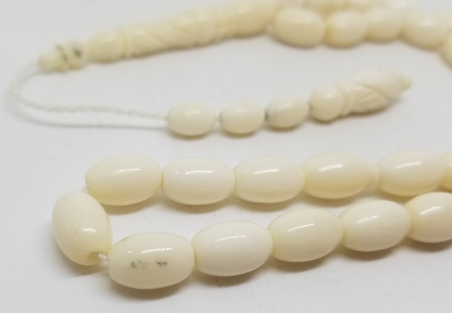 USTA İŞİ ÖZEL YAPIM 33LÜ KEMİK TESPİH