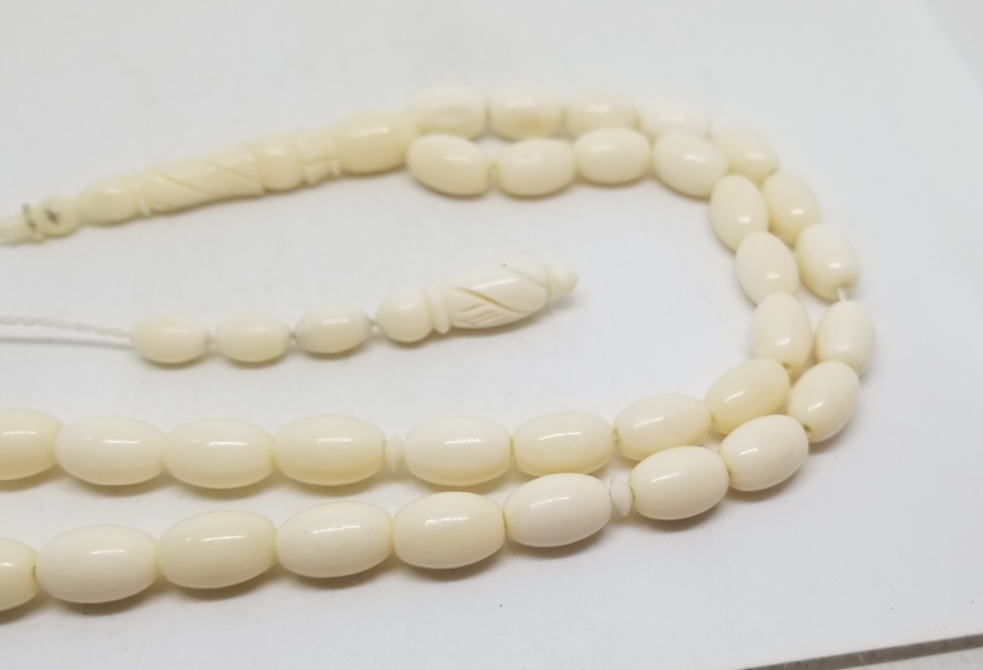 USTA İŞİ ÖZEL YAPIM 33LÜ KEMİK TESPİH