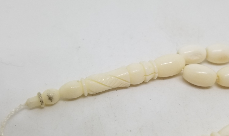 USTA İŞİ ÖZEL YAPIM 33LÜ KEMİK TESPİH