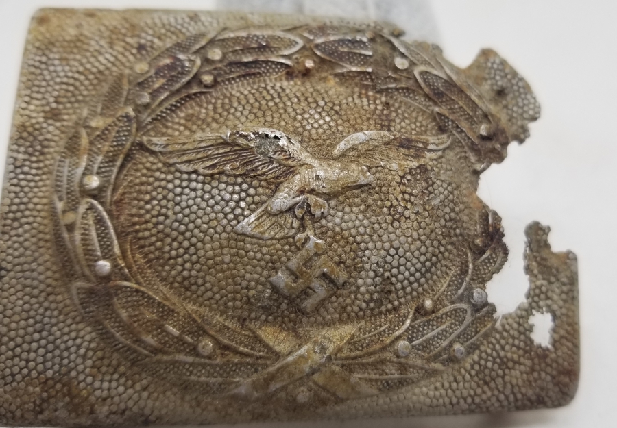 2. DÜNYA SAVAŞI DÖNEMİ MERMİ YEMİŞ NAZİ SUBAY KEMER TOKASI