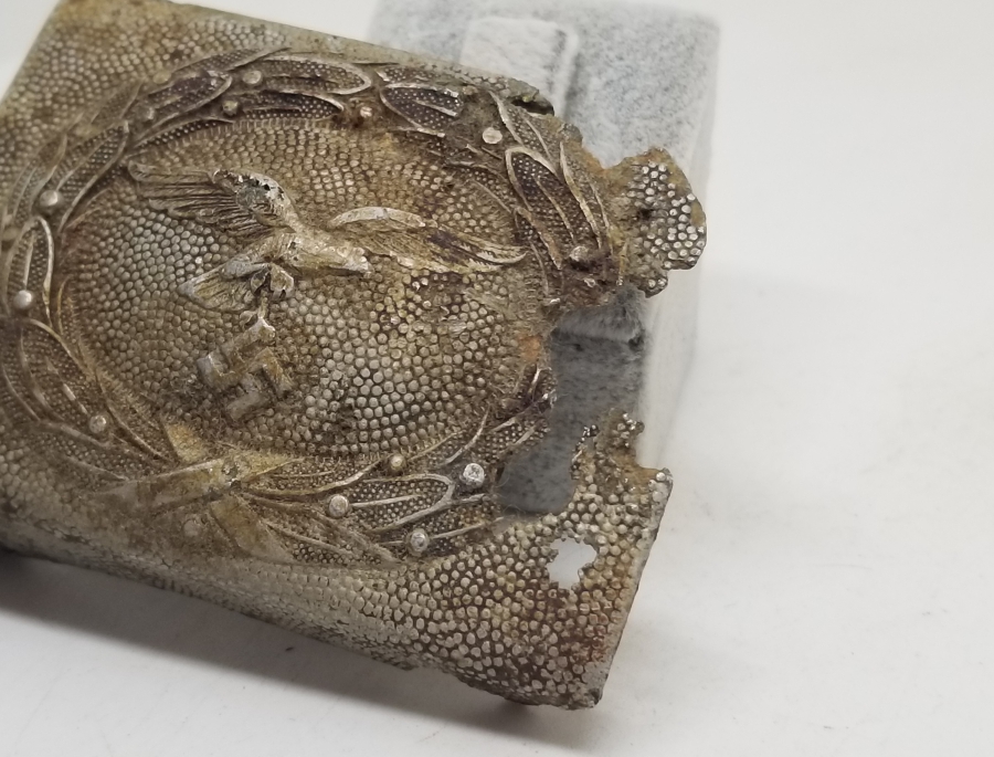 2. DÜNYA SAVAŞI DÖNEMİ MERMİ YEMİŞ NAZİ SUBAY KEMER TOKASI