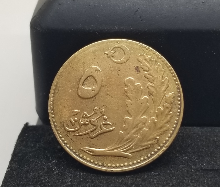 OSMANLICA YAZILI TÜRKİYE CUMHURİYETİ'NİN İLK 5 KURUŞU