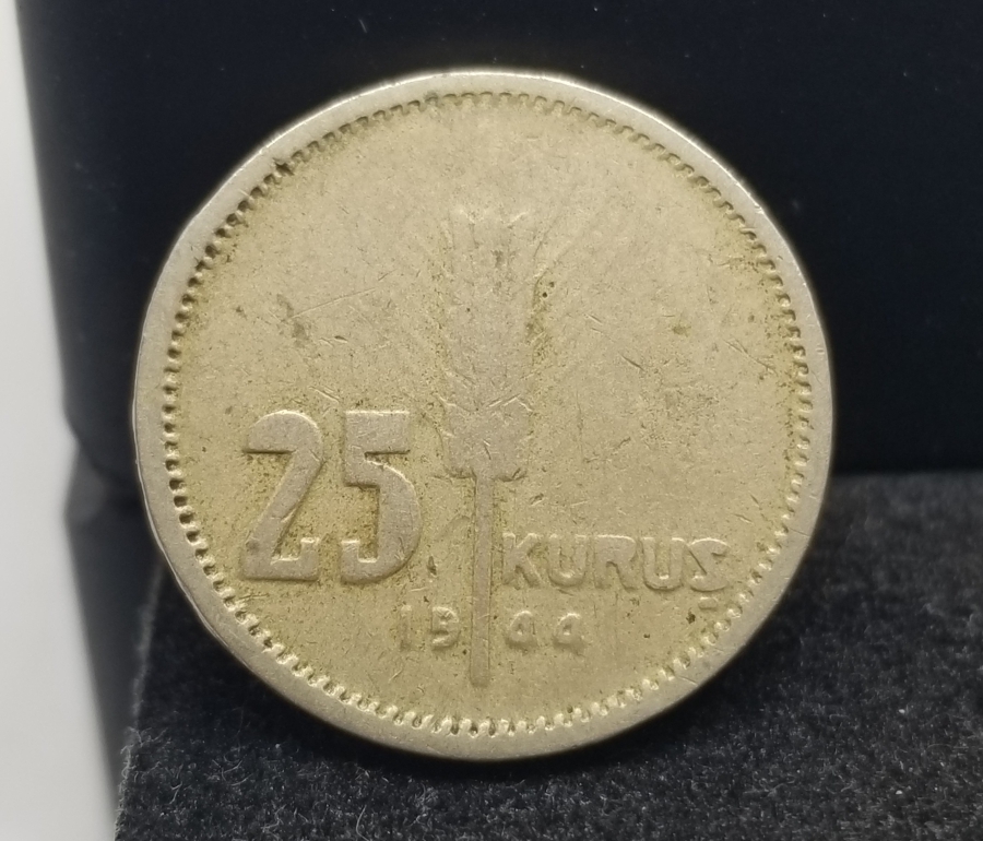 1944 YILI GÜMÜŞ 25 KURUŞ