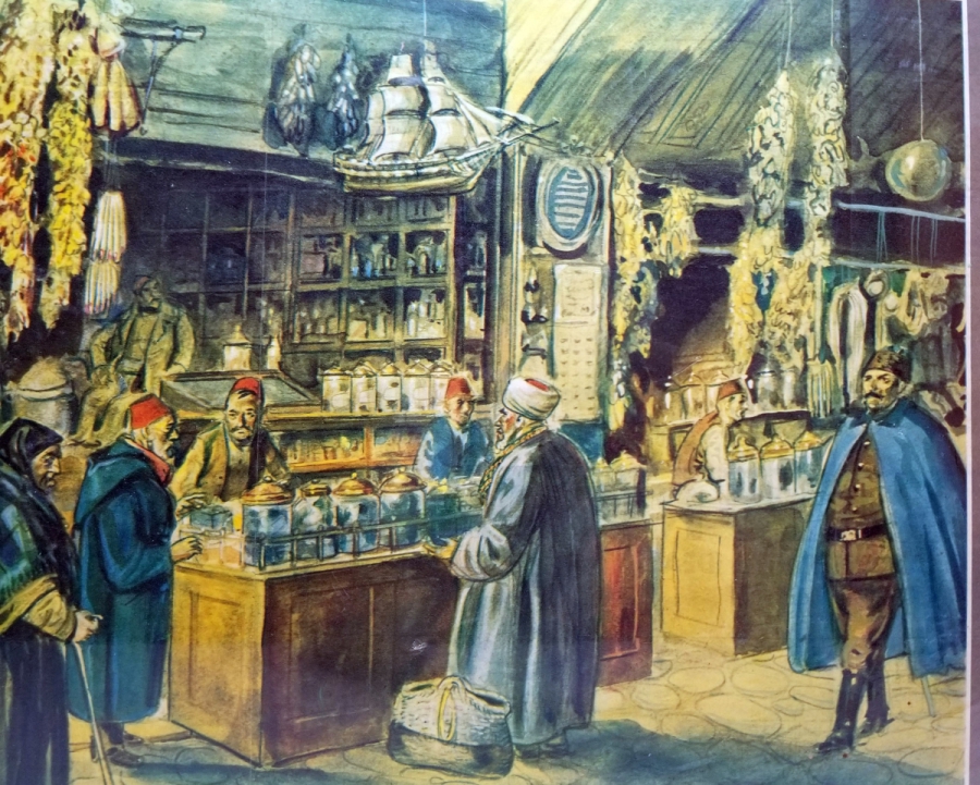 ESKİ MISIR ÇARŞISI GÖRSELLİ HAYAT DERGİSİ PANO