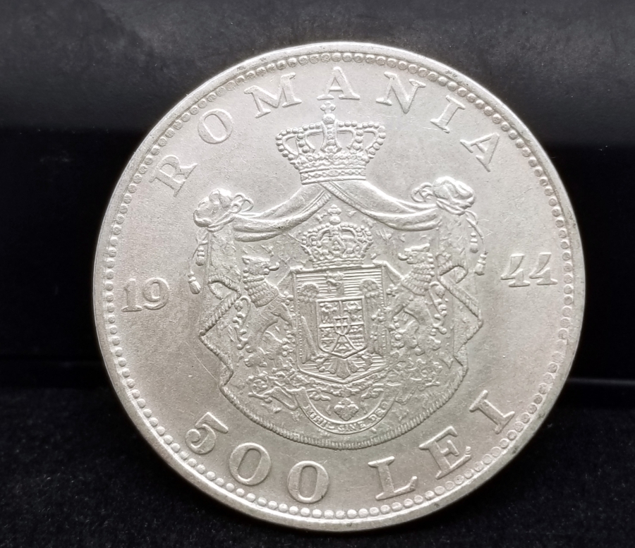 YÜKSEK KONDSİYONDA KOLEKSİYONLUK 1944 YILI ROMANYA GÜMÜŞ 500 LEI