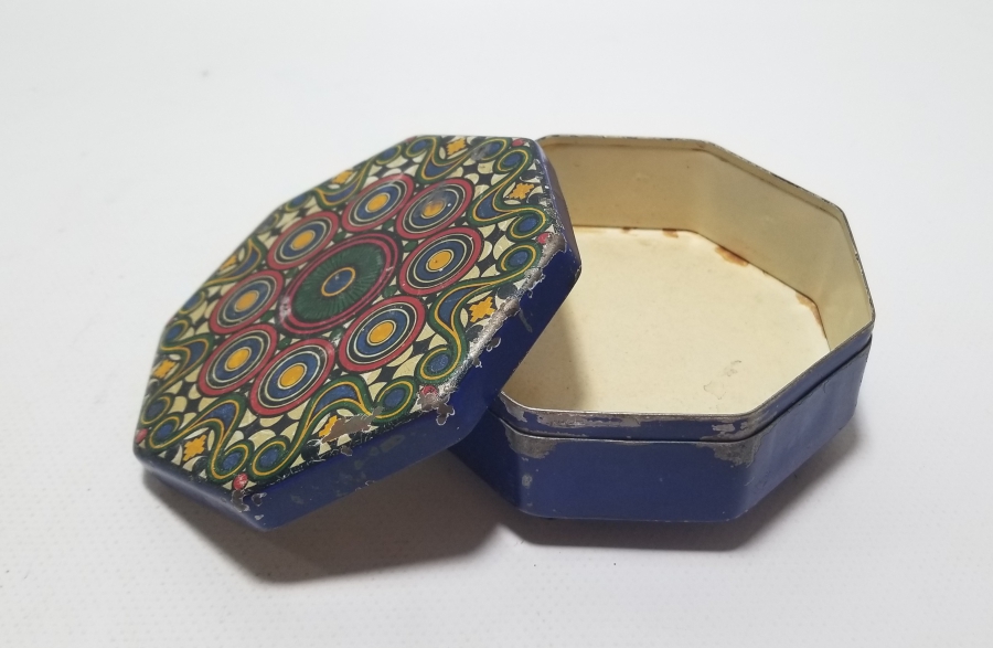 ANTİKA TENEKE ŞEKERLEME KUTUSU