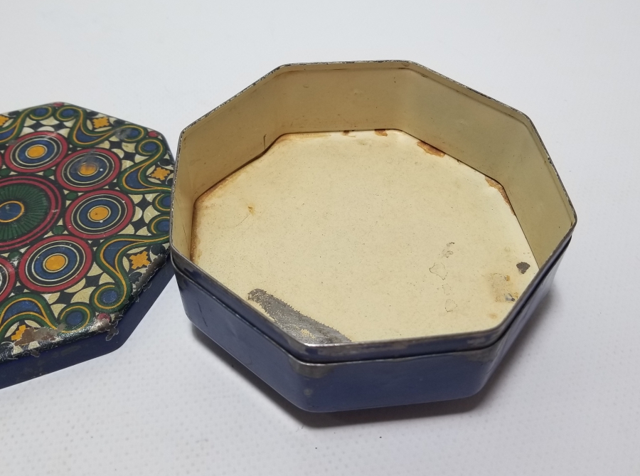 ANTİKA TENEKE ŞEKERLEME KUTUSU