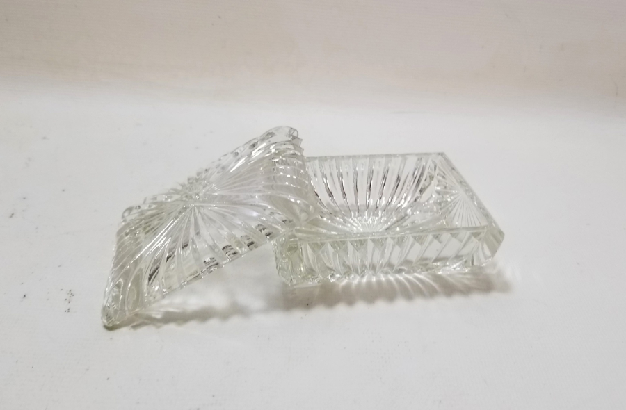 KRİSTAL KESME İŞÇİLİKLİ ANTİKA CAM ŞEKERLİK