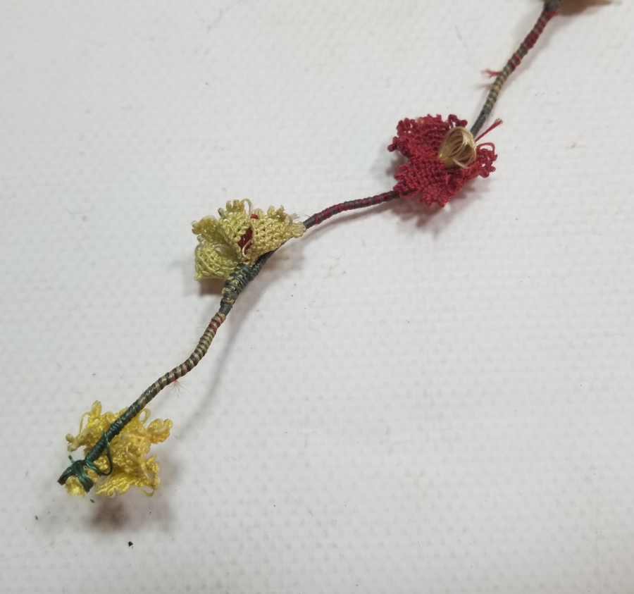 OSMANLI DÖNEMİ İĞNE OYALI KOZAK YÖRESİ NADİR GELİN ÇİÇEĞİ