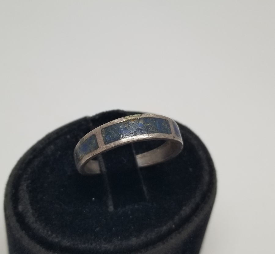 LAPİS TAŞLI ÖZEL YAPIM GÜMÜŞ