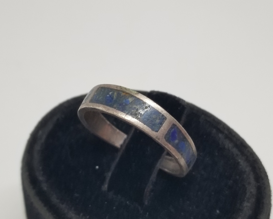 LAPİS TAŞLI ÖZEL YAPIM GÜMÜŞ