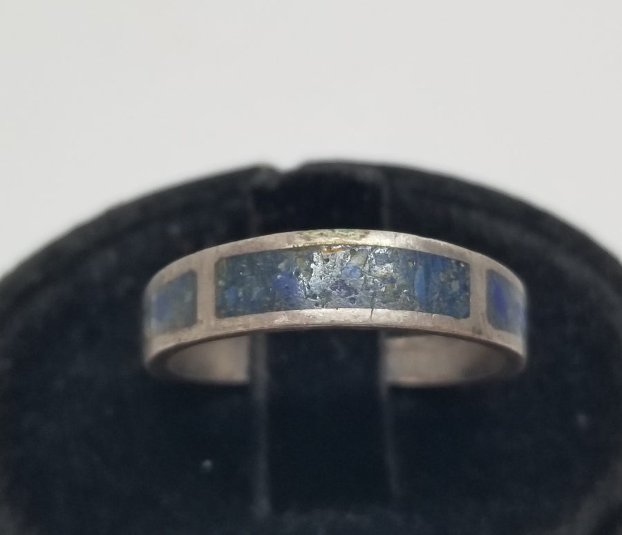 LAPİS TAŞLI ÖZEL YAPIM GÜMÜŞ