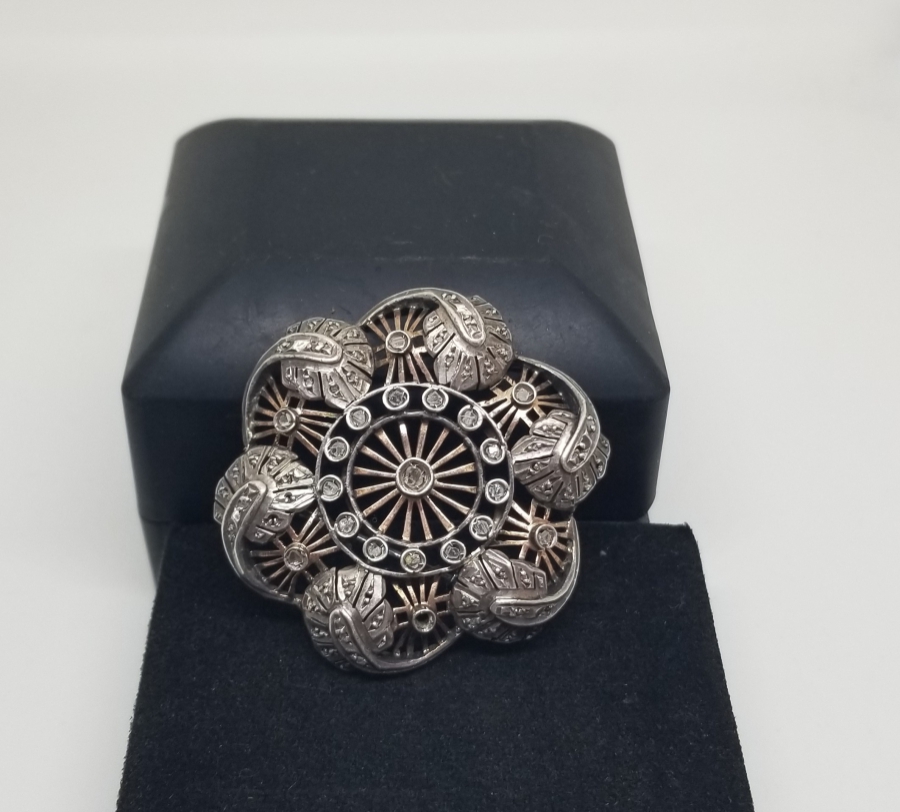 OSMANLI DÖNEMİ ELMAS TAŞLI BROŞ