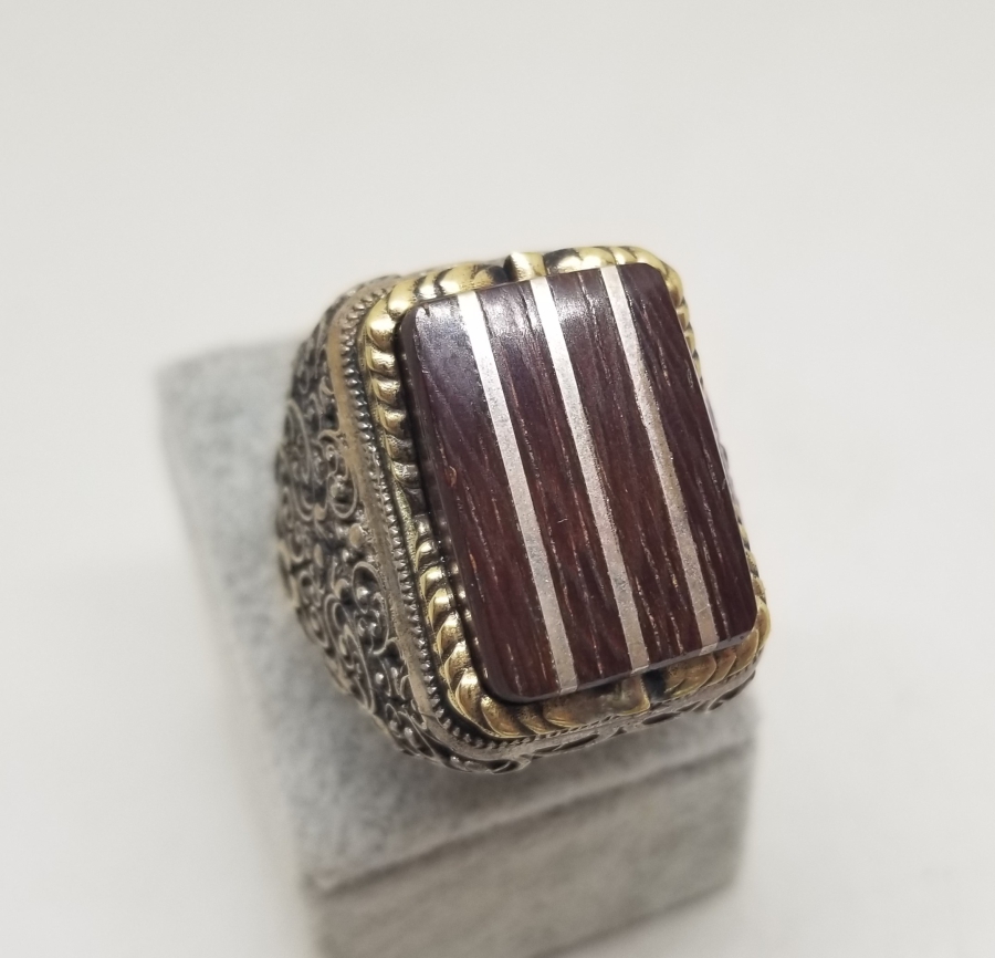 KABARTMA İŞÇİLİKLİ ÖZEL YAPIM GÜMÜŞ YÜZÜK