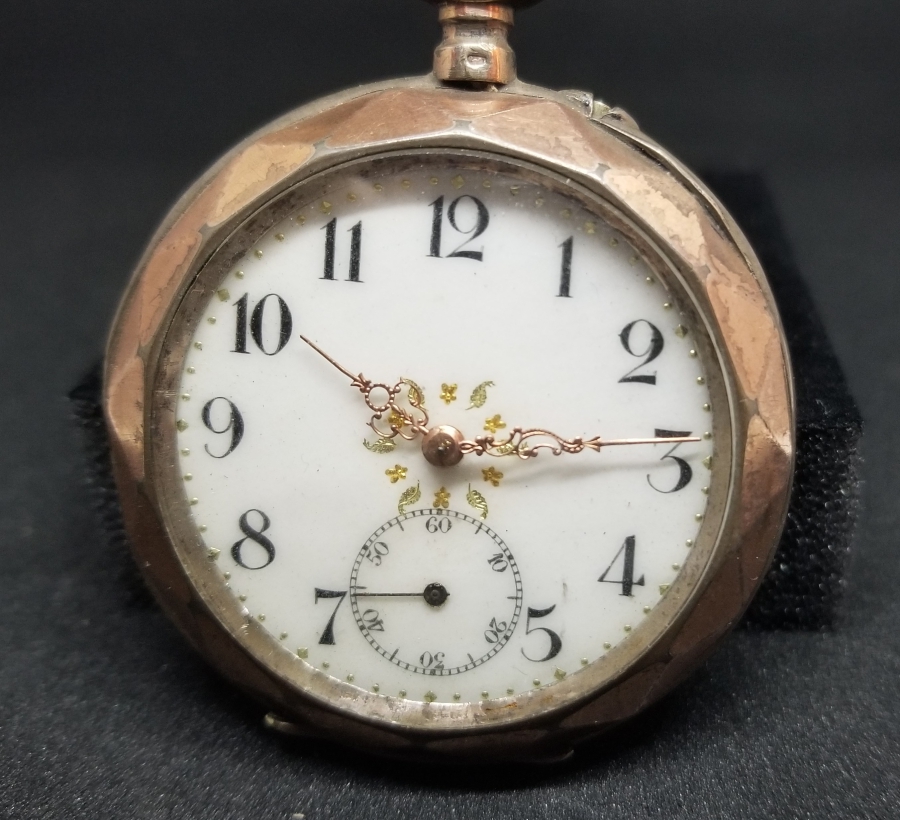 OSMANLICA SIMON USTA DAMGALI OSMANLI DÖNEMİ ÇALIŞIR DURUMDA GÜMÜŞ KASA CEP SAATİ