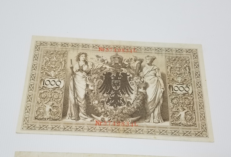 1910 YILI İKİ ADET 1000 MARK