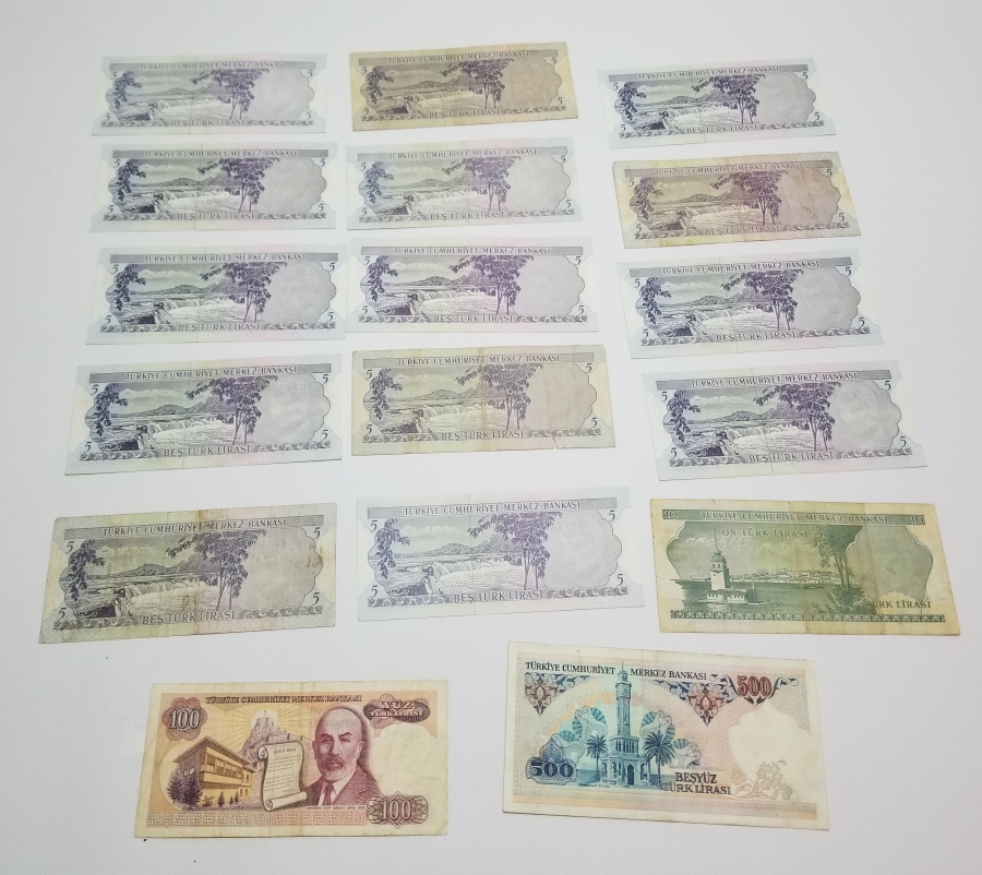 ANTİKA KAĞIT PARA LOTU