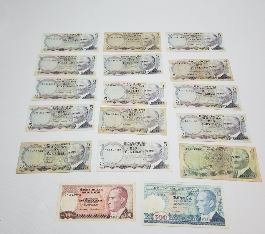 ANTİKA KAĞIT PARA LOTU