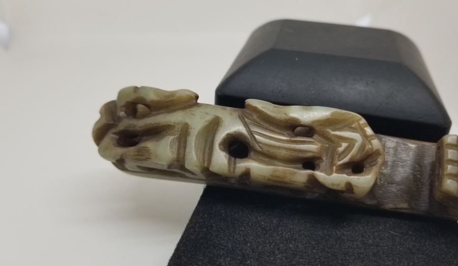 JADE TAŞINDAN YAPILMIŞ UZAKDOĞU KEMER TOKASI