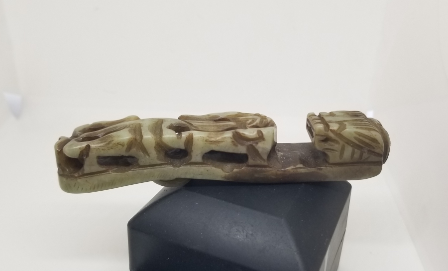 JADE TAŞINDAN YAPILMIŞ UZAKDOĞU KEMER TOKASI