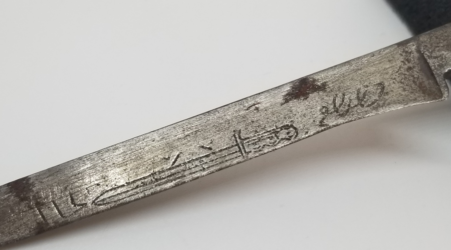 ÜZERİ OSMANLICA YAZILI 1. DÜNYA SAVAŞI DÖNEMİ NADİR SUBAY USTURASI