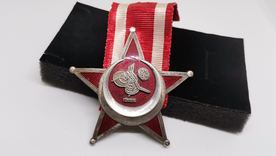 1. DÜNYA SAVAŞI HARP MADALYASI - ÇANAKKALE SUBAY MADALYASI